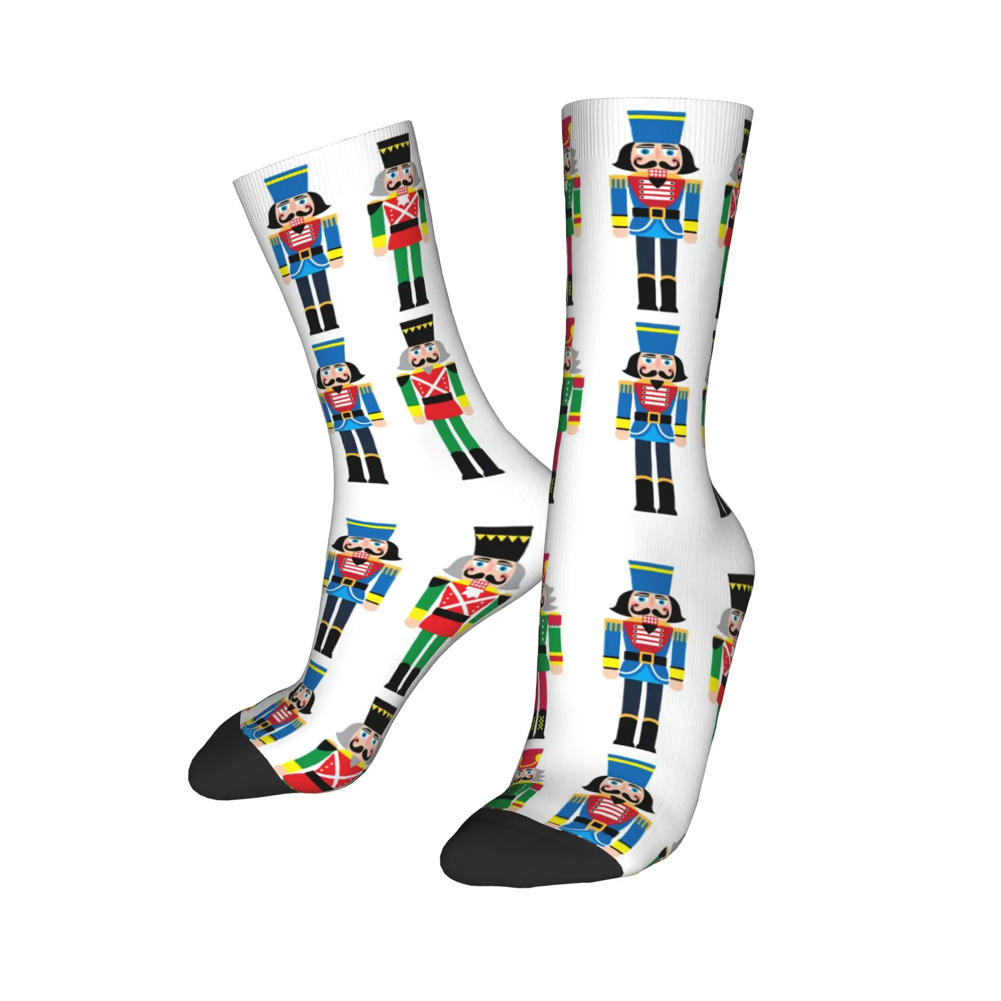 الكبار الرجال الجوارب عيد الميلاد كسارة البندق جوارب مكافحة العرق الجوارب المريحة الخريف خمر الرسم في الهواء الطلق جوارب رياضية #3