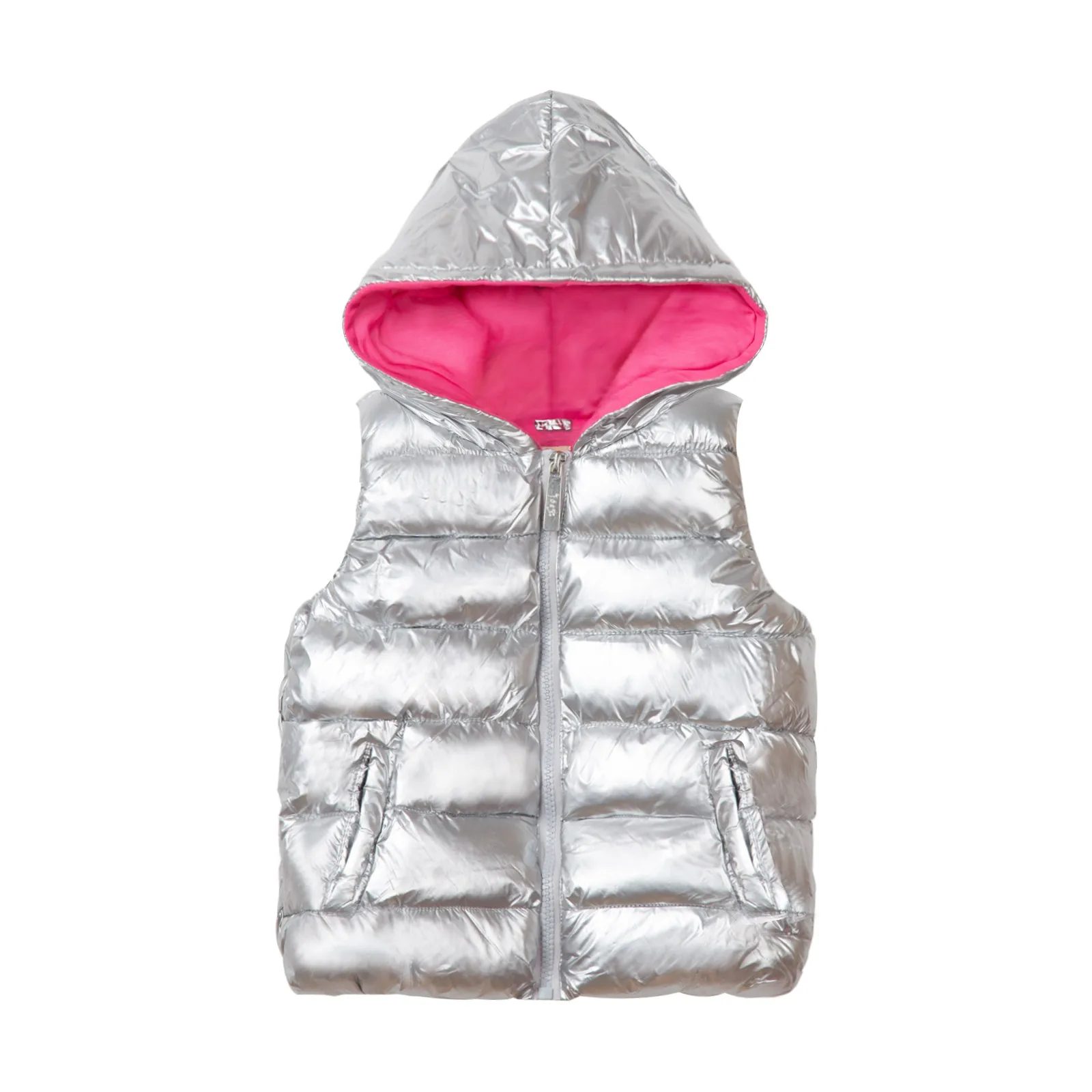 Mudkingdom Warm Boys Girls Vest con cappuccio addensare giacca senza maniche con Zip intera per abbigliamento per bambini abbigliamento invernale