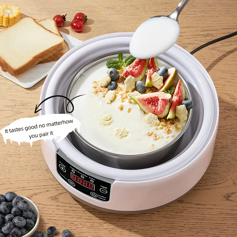 

1.2L Yogurt Maker Automatic Multifunctional Yogurt Machine Kitchen Rice Wine Maker Natto Fermenting Machine Household US/EU/UK