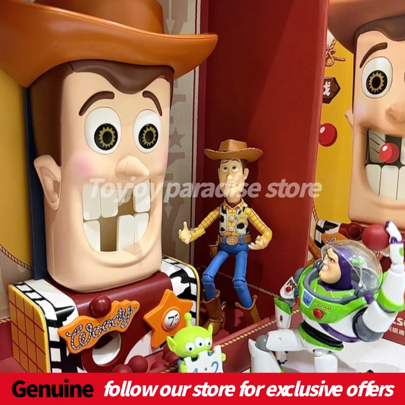 

New Genuine Toy Story Woody Big Teeth Ball Game Building Block Model-Tabletop Bowling Game Toy Gift Collectible Toy For Fans