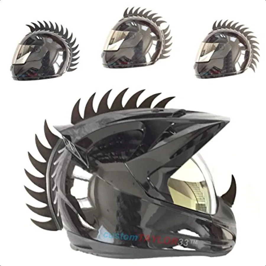 

Warhawk Mohawk Rubber Saw Blade Helmet Accory Piece Helmet Not Included
