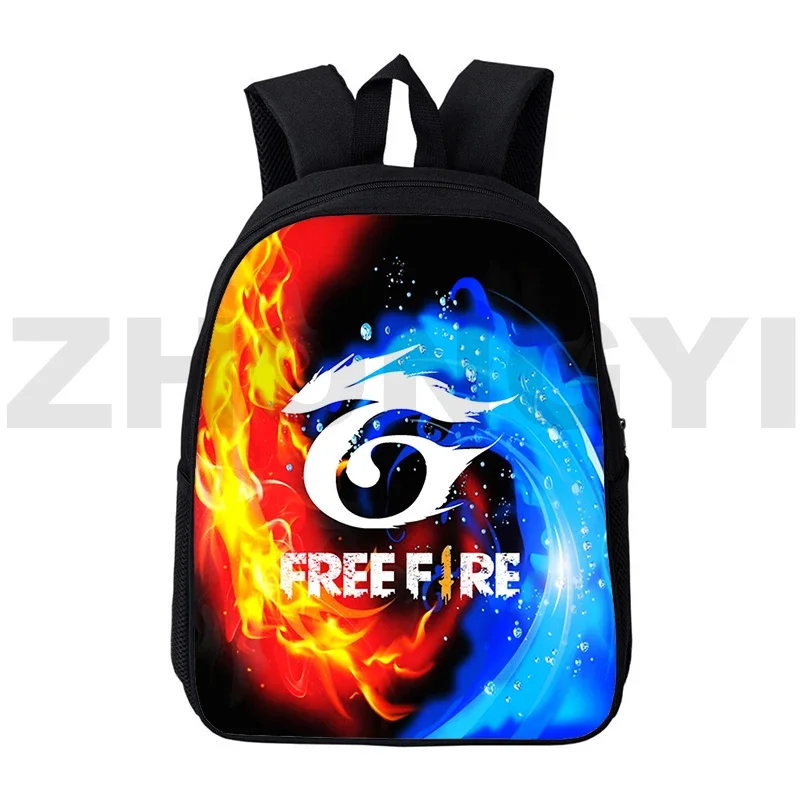 12/16 Inch Students School Bag Anime Free Fire Garena Backpacks for Teenage Softback 3D Free Fire Game Daily Pack Bags for Women