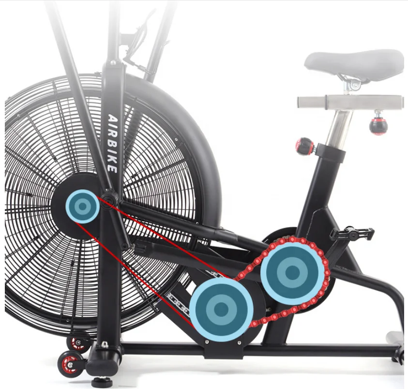 

Home Use Foldable Gym Crossfits Fan Bicycle Indoor Exercise Equipment air Bike