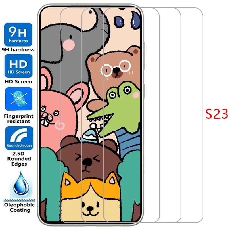 screen protector for samsung galaxy s23 plus 5g protective tempered glass on samsungs23 galaxys23 s 23 23s s23plus film samsumg