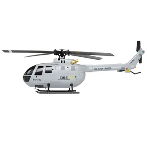 C186 Pro B105 Helikopter RC RTF 2.4 G 4 Giroskop Elektronik Ppropeller 6 Sumbu untuk Mainan Hobi Remote Control Stabilisasi 10 helikopter penjualan terbaik untuk anak-anak - №