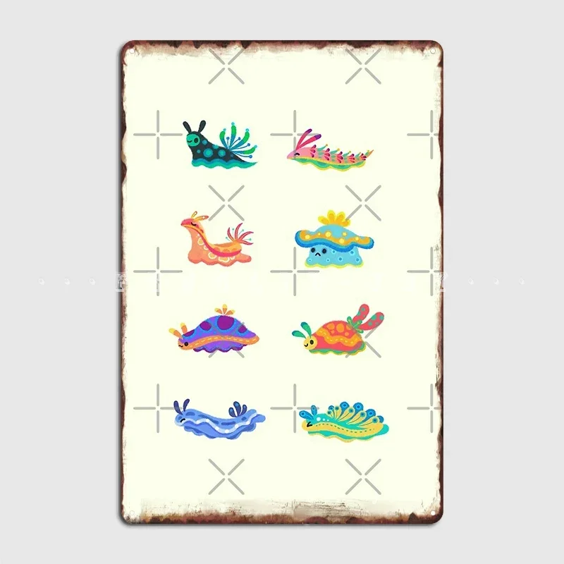 Sea Slug Metal Plaque Poster Cinema Kitchen Club Bar Designing Poster Tin Sign Posters