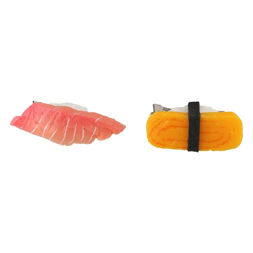 Trendy Headwear Artificial Food Sushi For Girls Children Duckbill Side Clips BB Hairpins Women Hair Clips Korean Barrettes