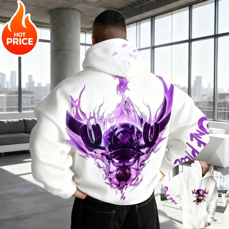 2026 جديد قطعة واحدة المروحية Harajuku الشارع الشهير الرجال Vintage هوديي الشتاء النساء المتضخم مقنعين البلوز كم طويل Y2k