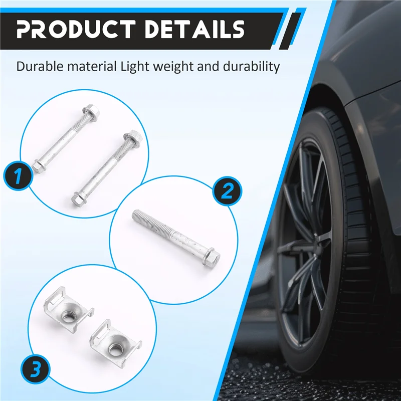 A02Q-Front Lower Inner Forward Suspension Control Arm Bolt Replacement Kit 13859 Für Cadillac GMC Hummer
