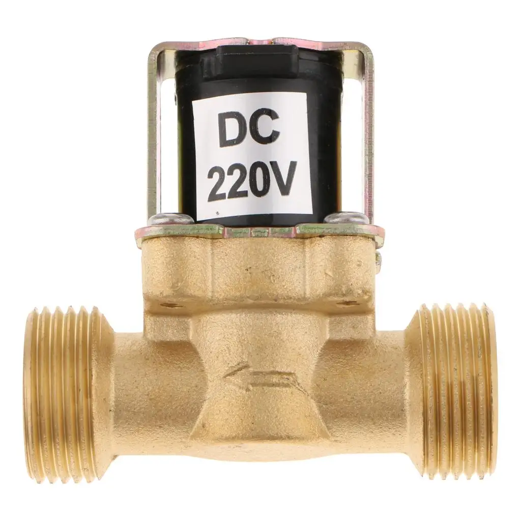 

Brass Electric Solar Water Heater Solenoid Valve 6 Points Outer 220V