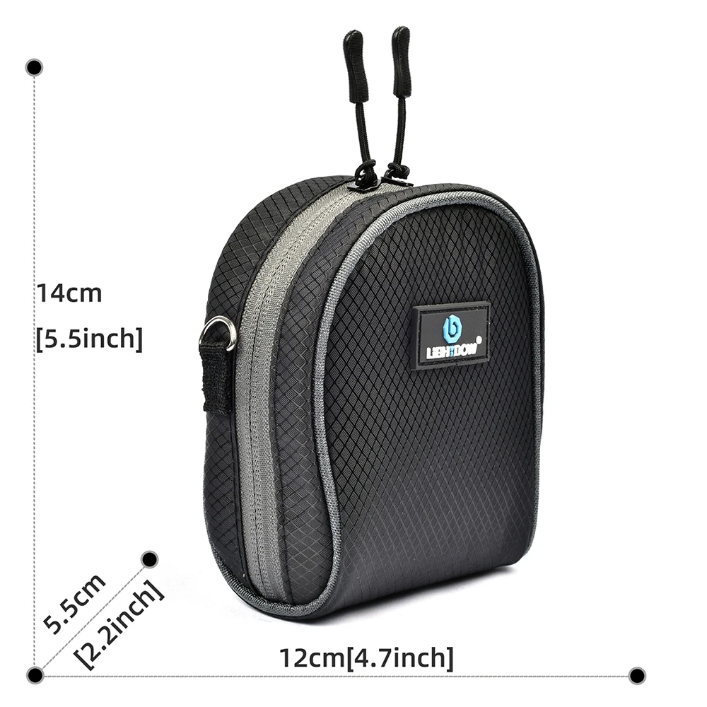 Lightdow Portable Camera Lens Filter Case Pouch Filter Shoulder Bag with Belt for Camera Accessories.