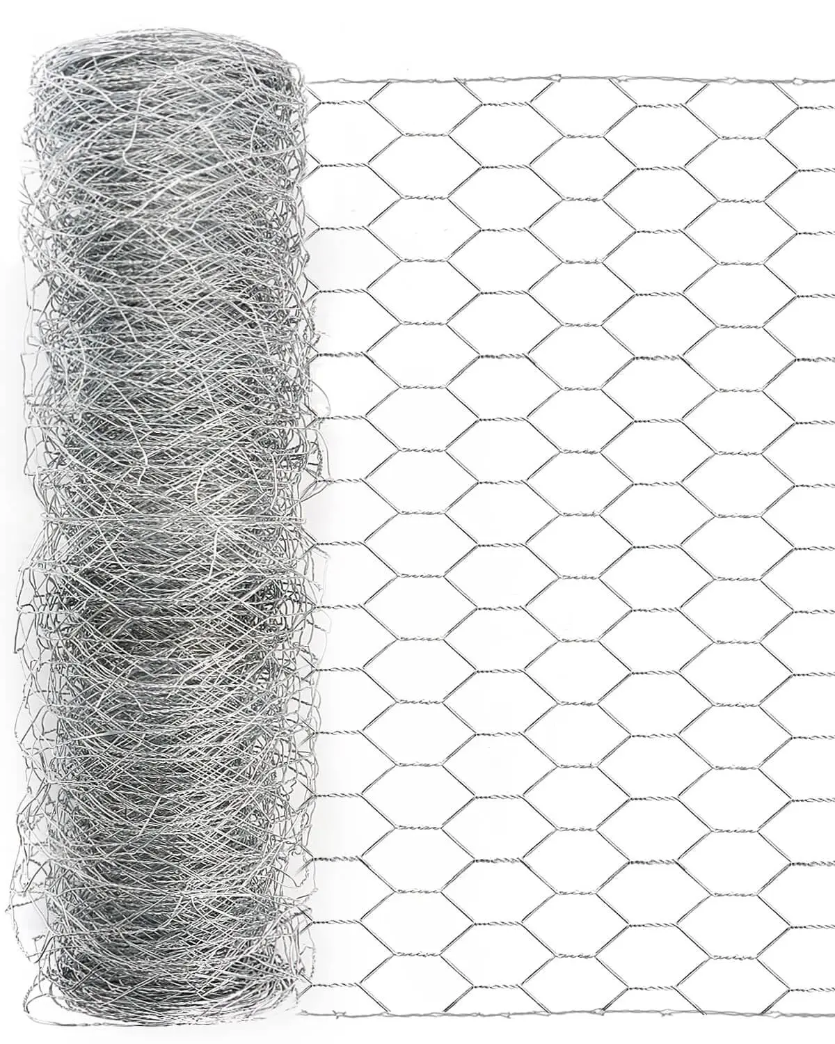 

48''x150' Garden Poultry Chicken Wire Netting, 1 Inch Mesh Fence for Crafts, Pets, Rabbits