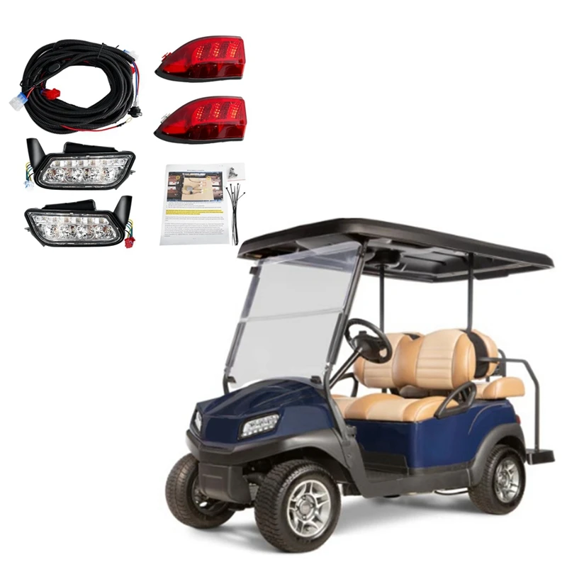 

Топ!-фара для гольф-корзины для Clubcar, головка телефона, задний фонарь, Комплект тормозных указателей поворота