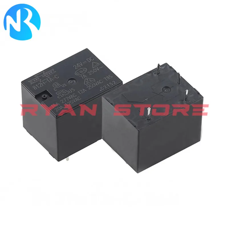 5PCS Power Relay 812H-1A-C 812H 1C C 4Pin 5Pin 16A 812H-1A-C 5VDC 12VDC 24VDC 812H-1C-C-5VDC 812H-1C-C-12VDC 812H-1C-C 24VDC