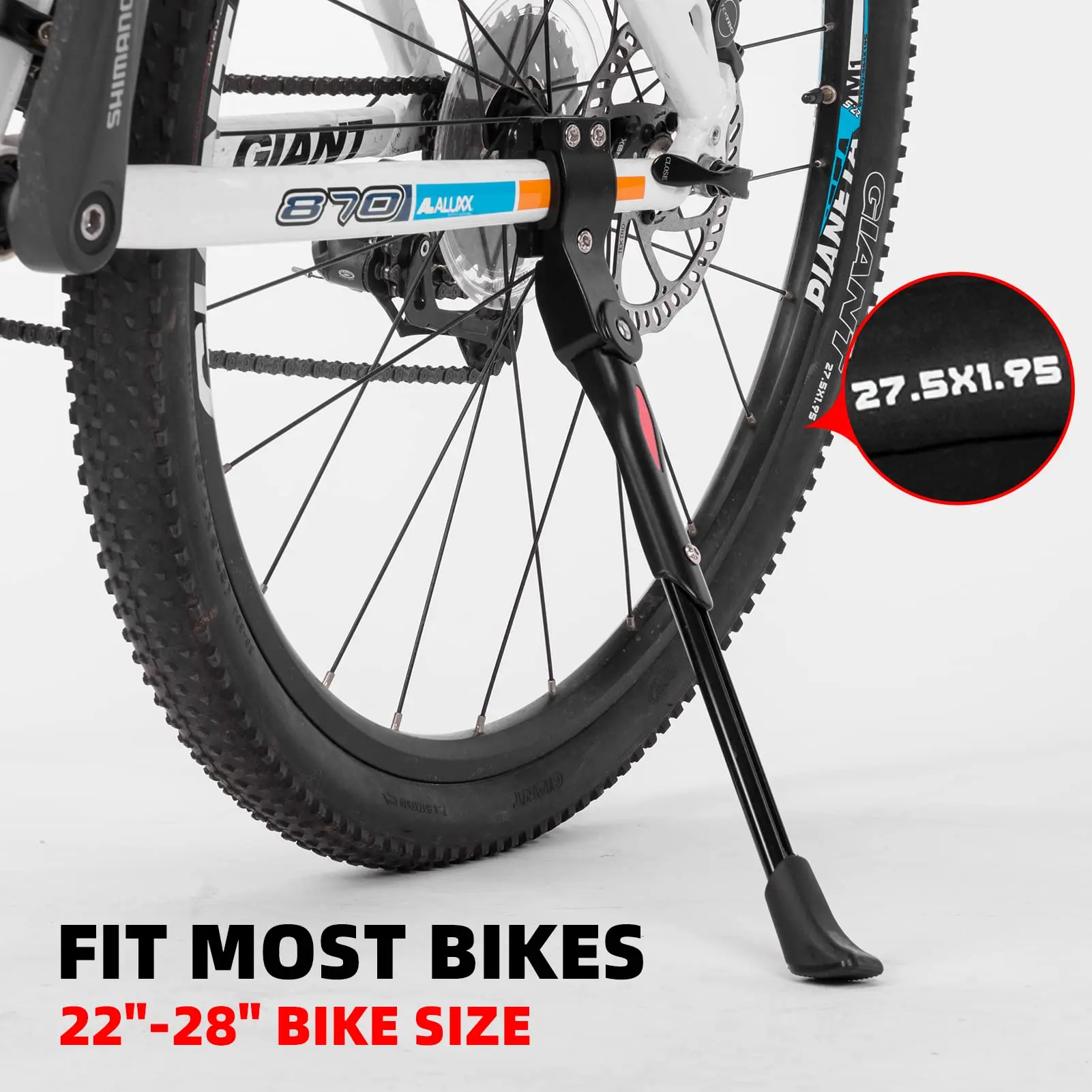 Bicycle Kickstand Parking Cycling Adjustable MTB Road Racks Bike Support Side Kick Stand Foot Brace Accessories - view 2