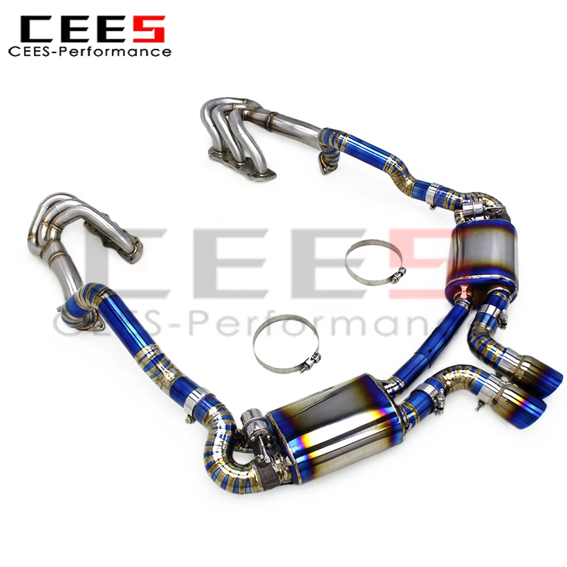 

cees Catback Exhaust System for PORSCHE CAYMAN 981 GTS 3.8L 2013-2015 Exhaust Catback Car Exhaust System Escape