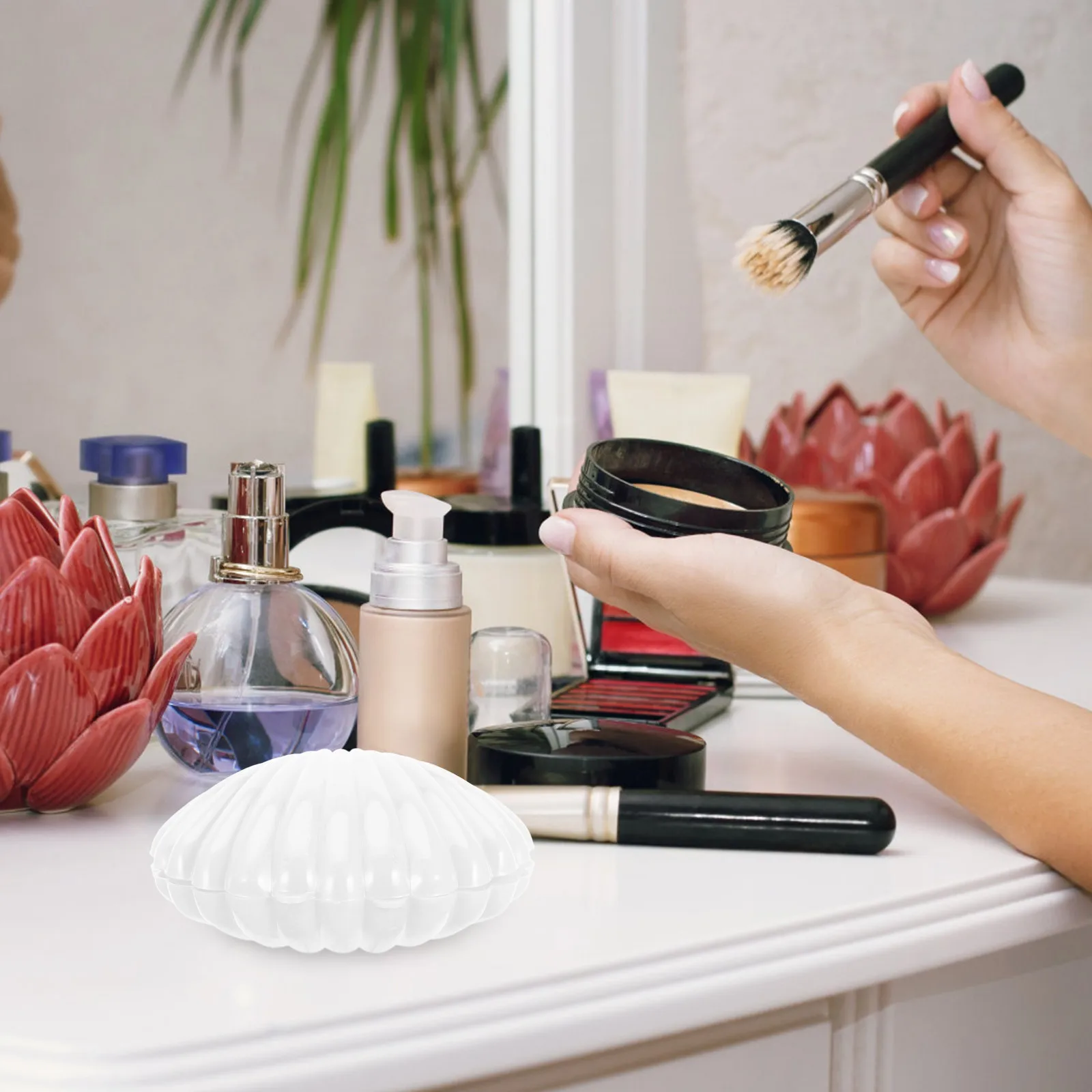 

10 шт., шкатулка для драгоценностей в виде ракушек, декоративная коробка для хранения для свадьбы, дня рождения, сувениры, подарочная упаковка для конфет, держатель для безделушек