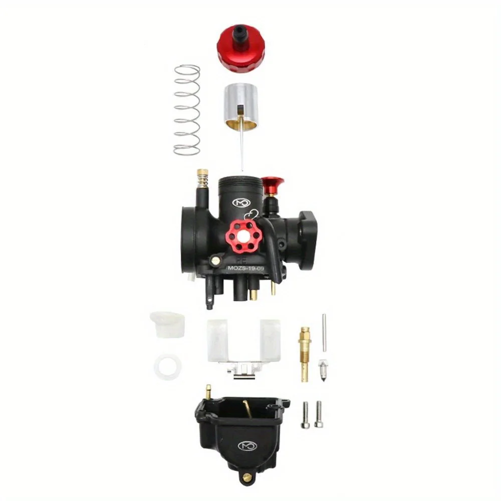 AliExpress PE 26/28 Motorcycle Carburetor 80CC-250CC Black Flange Carburetor Internal Parts Replacement for GY6 Pitbike Pete Bicycle Moped