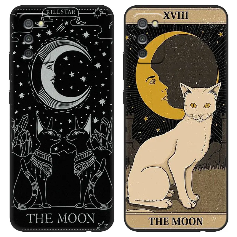 Witches Moon Tarot Mystery Totem Case For Samsung A04E A03S A02S A21S A01 Core A10S A11 A20S A20E A31 A40 A41 A7 A6 A8 Plus 2018