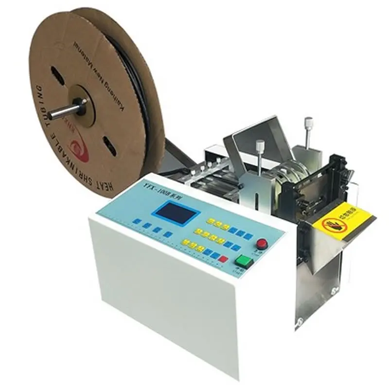 

Fully automatic heat shrink sleeve tube wire cutting machine for PVC sleeve silicone tube PE tube cutting 350w 500w