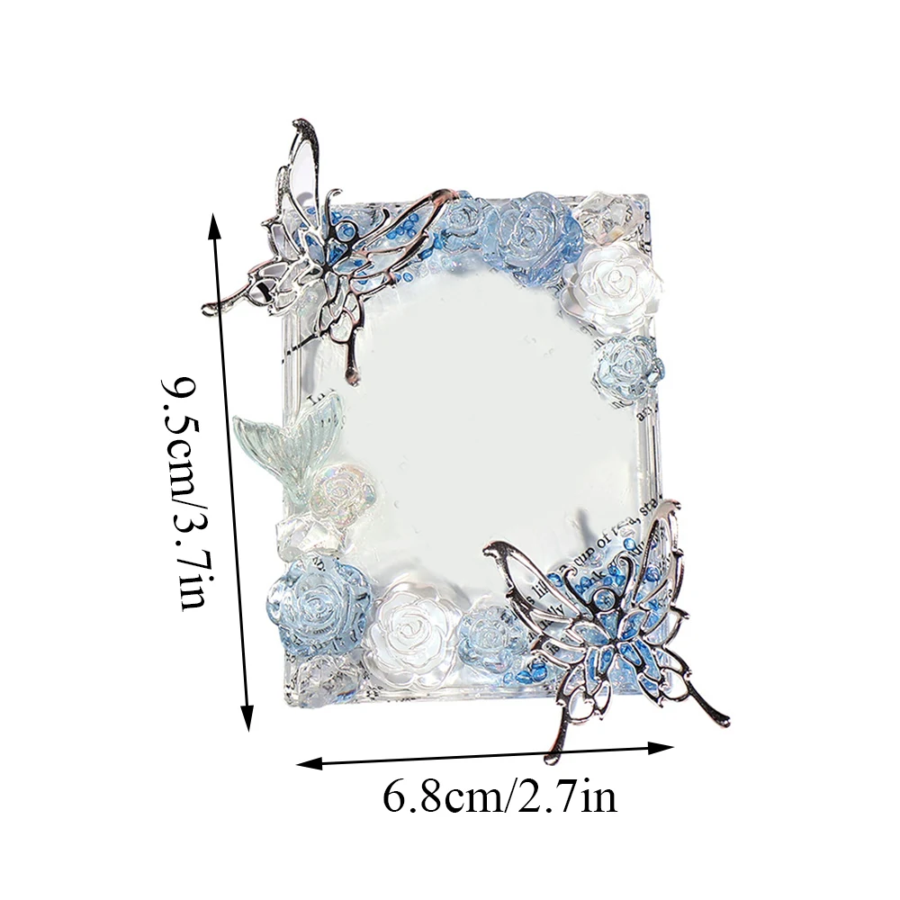 INS Creative Shell Butterfly Flowers Photocards Protector Cover Transparent Card Photo Sleeves Photo Card Holder Exquisite Gifts