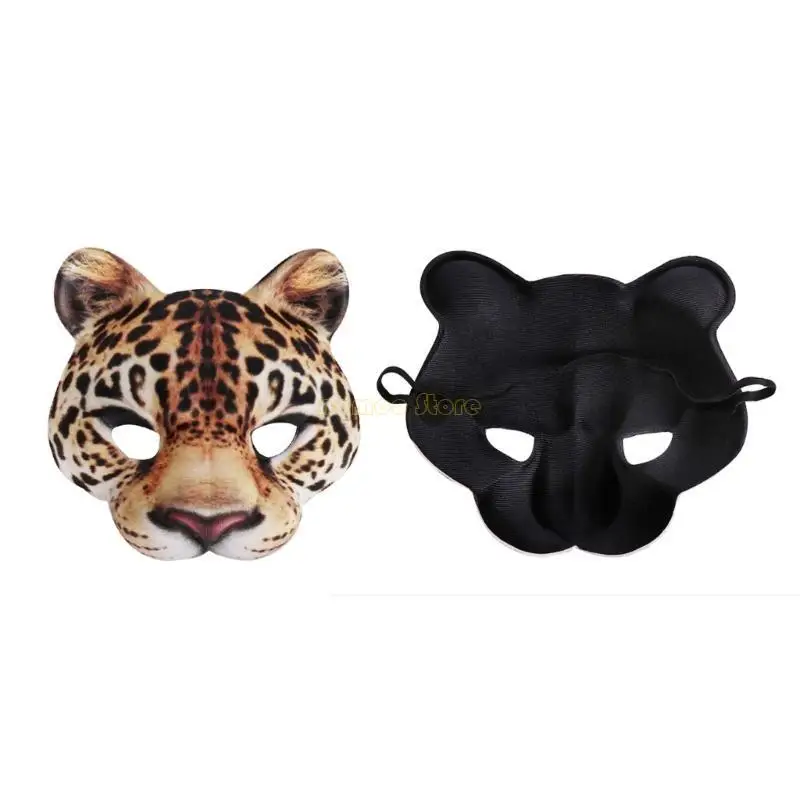31bf máscara leopardo halloween máscara festa festa festa festa carniva
