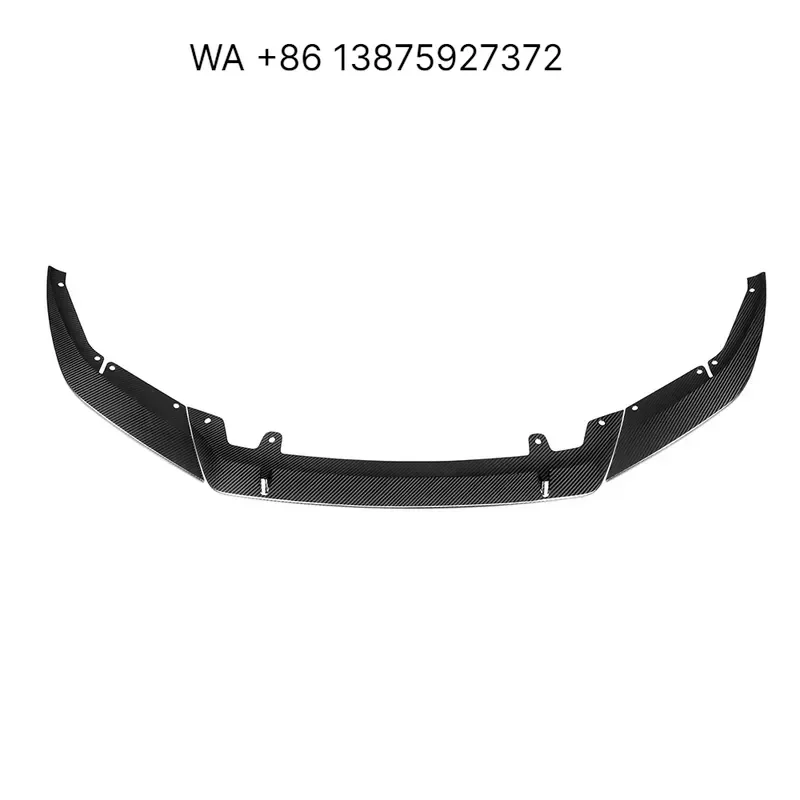 Wmwmnu ST Style Carbon Fiber Front Bumper Chin Lip Spoiler for F90 M5 LCI 2021 Up