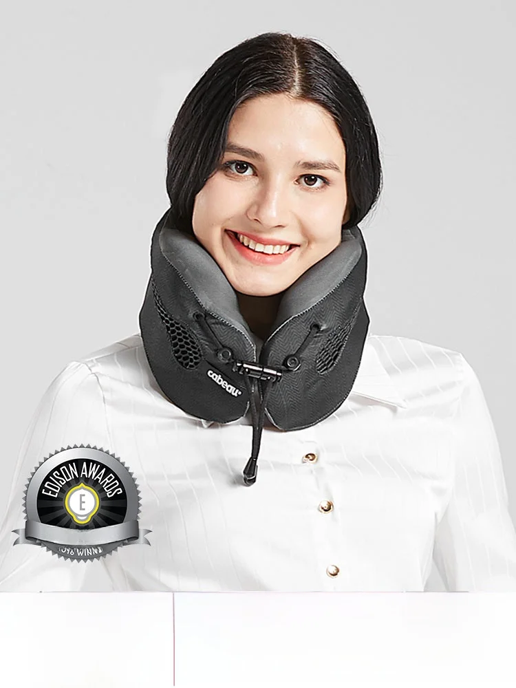 

Cabeau U-aped Memory Foam Ne Pillow for Office Nap Portable Travel Pillow Cool Design Polyester Fiber for Adult Use