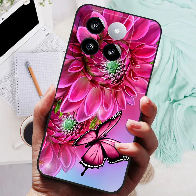 For Xiaomi 14 Pro Case Marble Phone Cover Soft Silicone Shockproof TPU Funda For Xiaomi 14 Capa 14Pro Cute Printing Protection