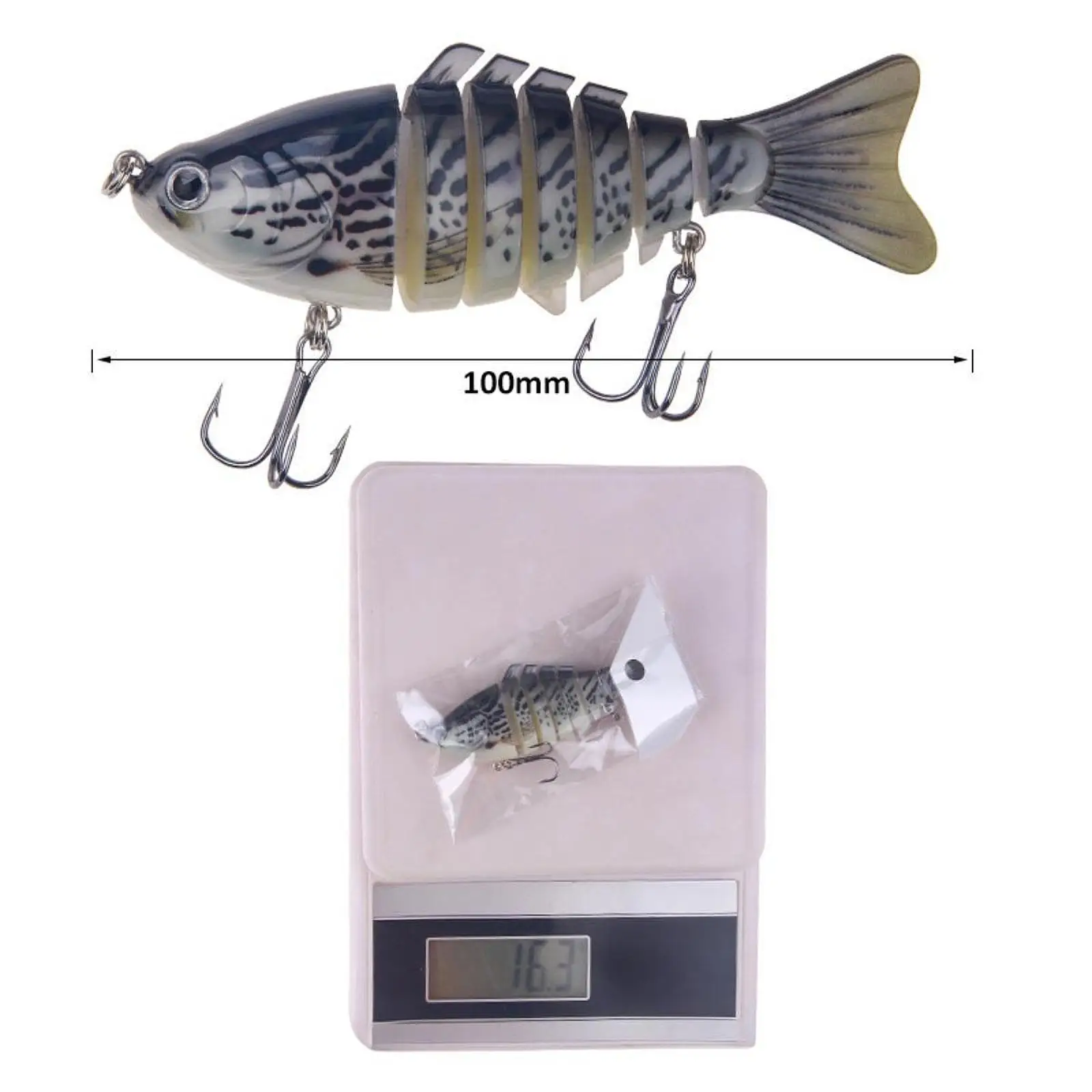 

Многосекционные рыболовные приманки Hard Baits с улучшенным плаванием для морской рыбалки на басса и форель. Отличный подарок.