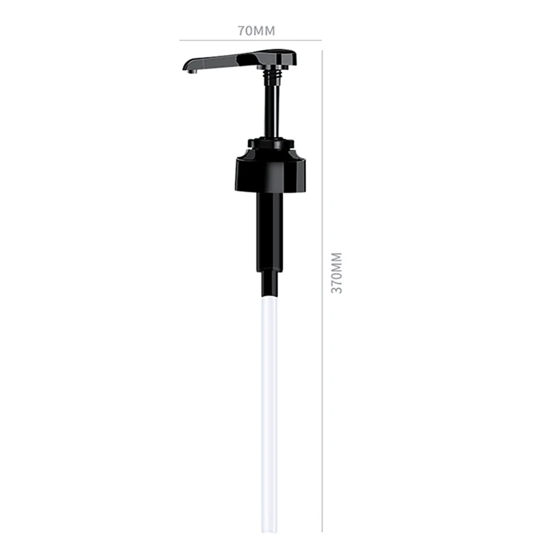 Aksesori dapur pompa sirup Dispenser cair kopi 10 buah untuk pompa Dispenser sabun botol jus sirup hitam