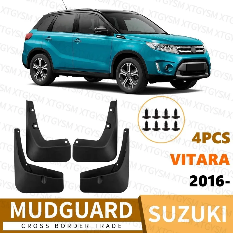 Mud Flaps For Suzuki Vitara 2016-2025 Front Rear Splash Guards Mudguards  ALLGRIP 4WD Car Exterior Modification Accessories