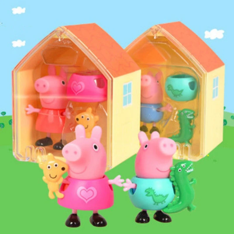 Peppa Pig Animation Dervatives Doll George Dinosaur Action Figures Cute anime figure Girls Party Toys Ornaments Boys Toy Gifts