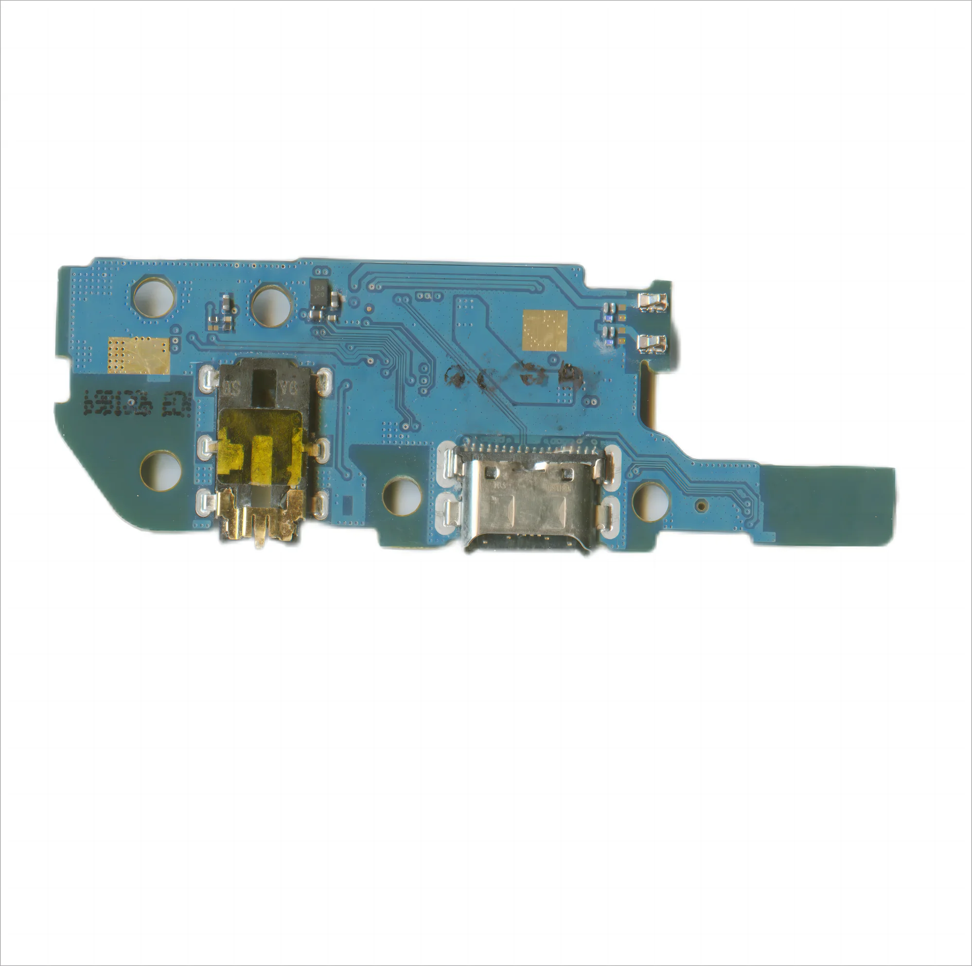 Плата USB-порта для зарядки + гибкий кабель для основной платы подходит для Samsung Galaxy A20 A202 Мобильный телефон Аксессуары