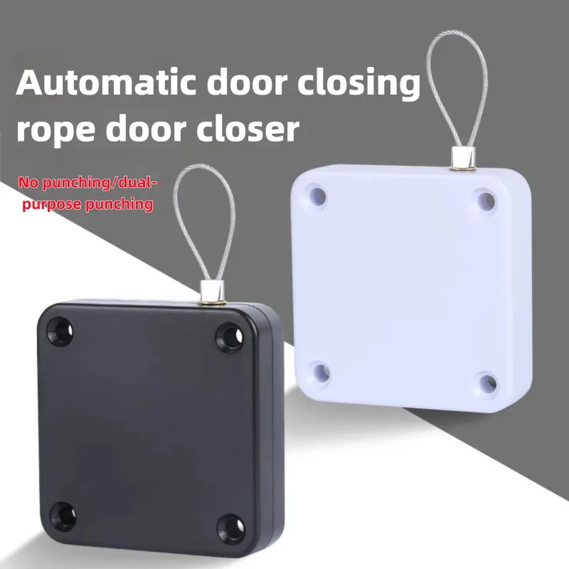 Telescopic Door Closer Wooden Door Automatic Closure Sliding Door Wire Pull Rope Device Artifac for Home Improvement