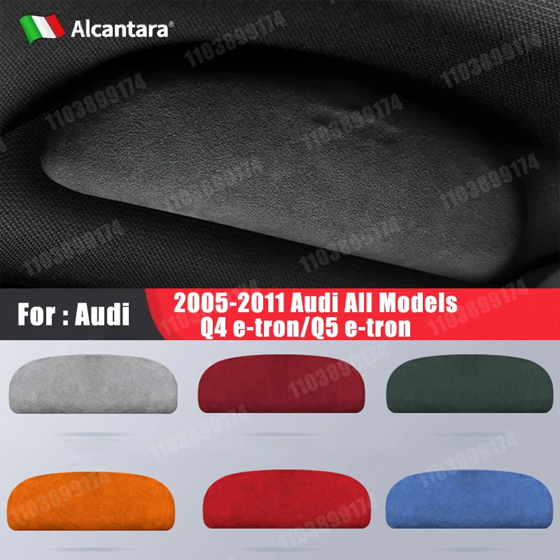 

Alcantara Car Glasses Sun Glasses Case Eyeglasses Box For Audi 2005-2011 All Model Q4/Q5e-tron models Storage Holder Accessrioes