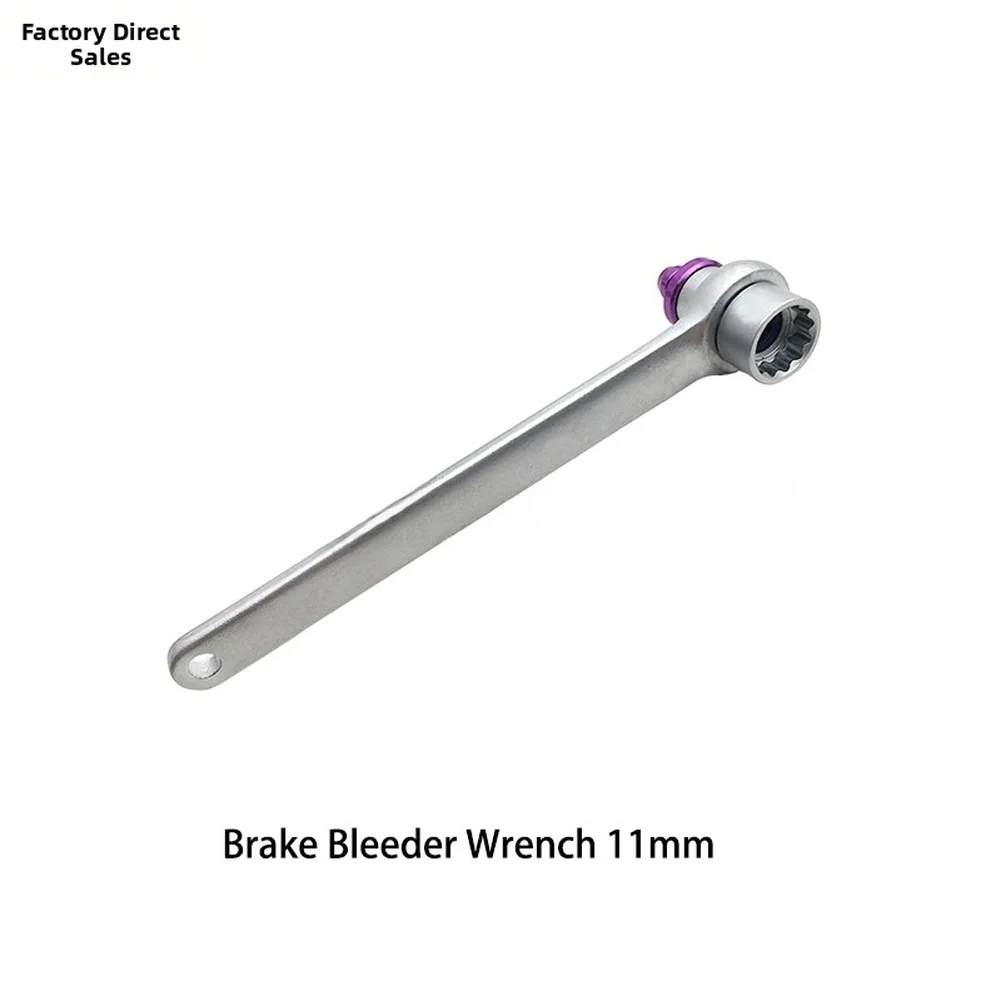 For 11mm Bleeder Valves Single Hex Socket 11mm Brake Bleeder For Brake Bleeding 11mm Hex Design High-strength Steel