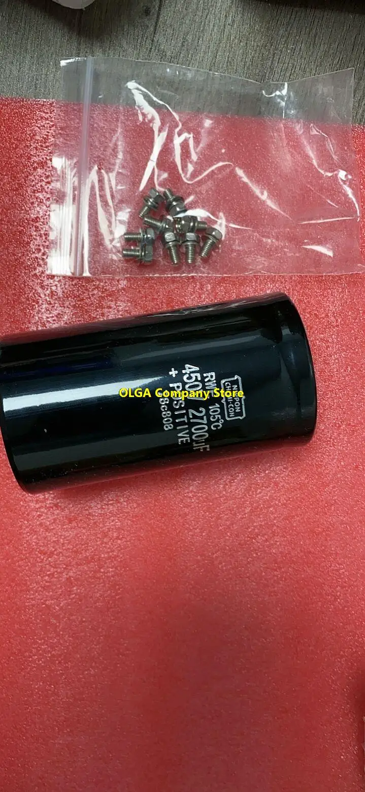 

Original 450V 2700UF electrolytic capacitor NX series 65x130 instead of 400V 2200UF