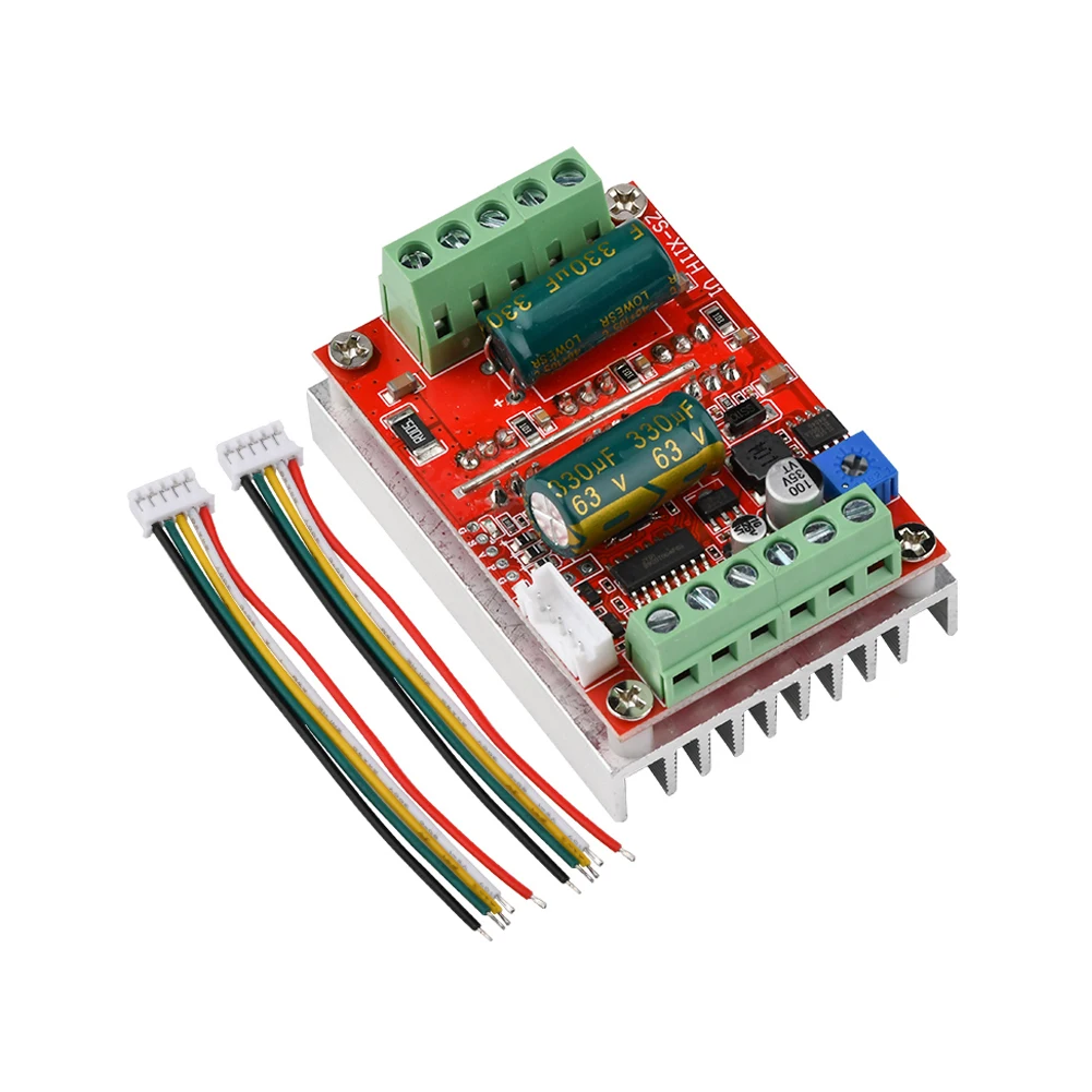 

DC 6-60V BLDC Three Phase DC Brushless Motor Controller PWM High Power 400W Hall Motor Control Driver Board 12V 24V 48V Durable