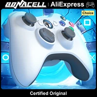 Controlador inalámbrico/con cable para Xbox 360/Slim/Winodow 7/8/10, mando de juegos de 2,4G, Joystick de 6 ejes con vibración dual, mando para videojuegos