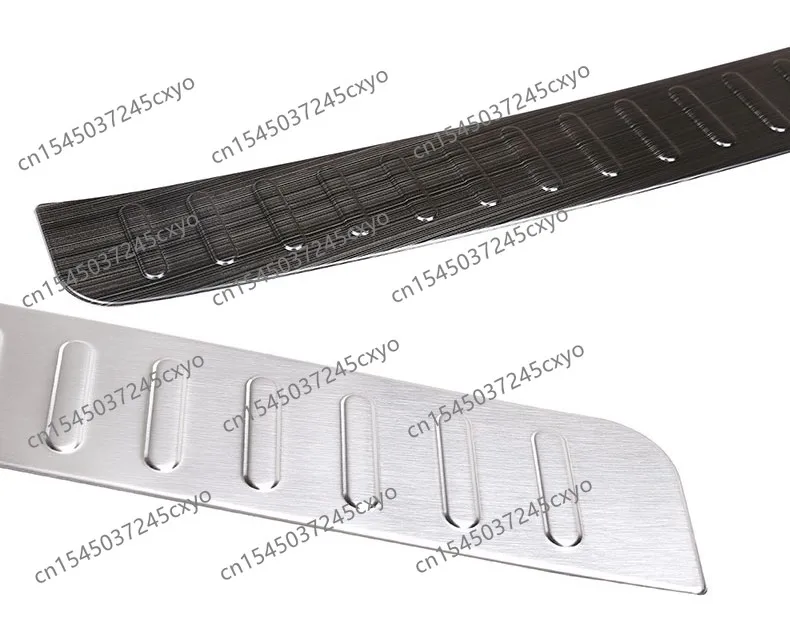 For Mercedes Benz GLE GLS Class W167 X167 2020 2021 Rear Bumper Protector Sill Trunk Tread Plate cover Trim Car Accessories