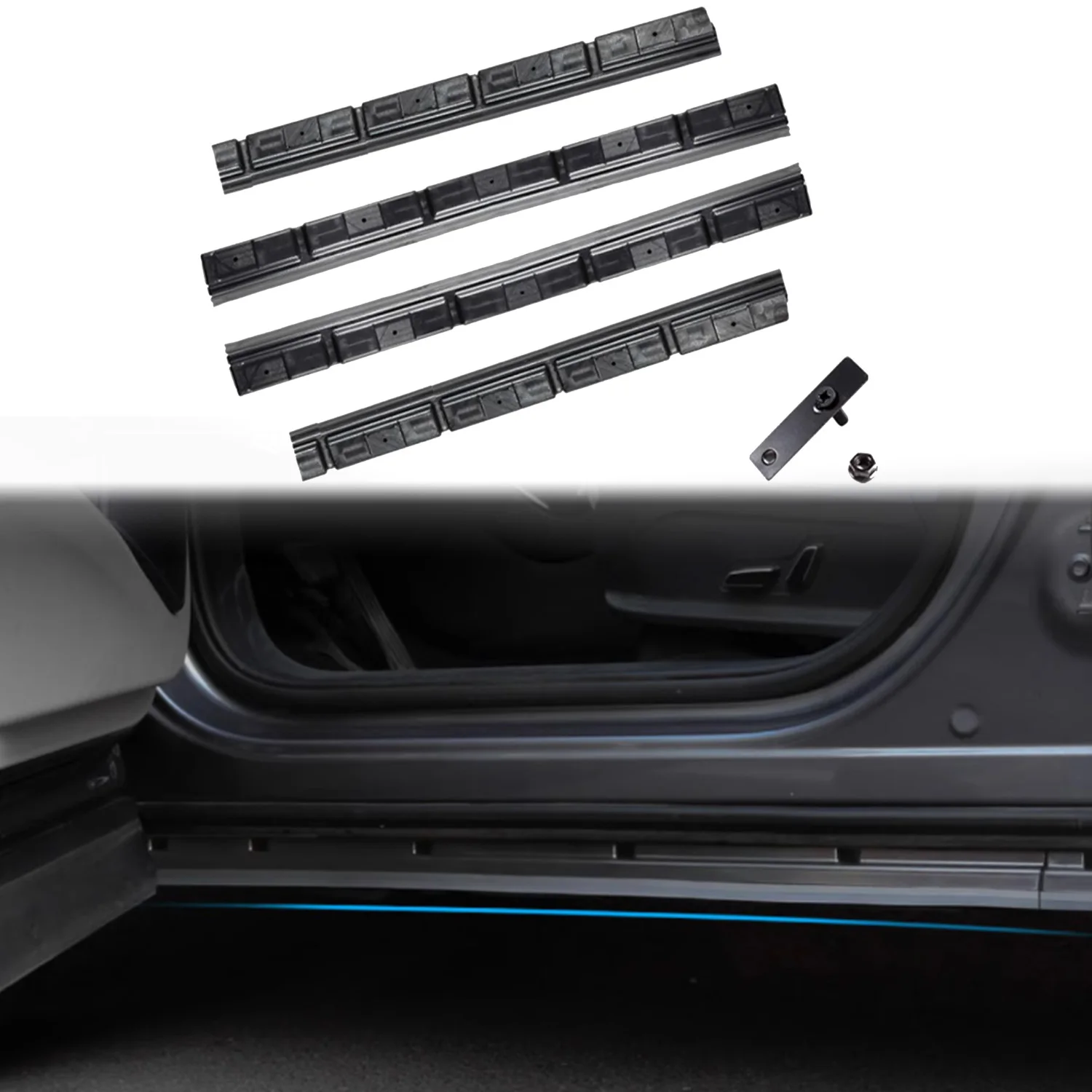 

For BYD Seal U Song Plus Dm-i EV 2021-2025 Car Door Body Mud Flaps Mudguard Splash Guards Seal Exterior Decoration 4pcs