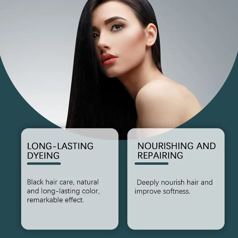 Hoegoa Black Hair Care Beauty Wax Gentle And Easy To Wash Moisturizing Hair Shine Care Hair Cream