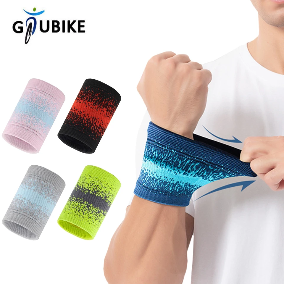 GTUBIKE 1PCS Sport Armband Laufen Basketball Tennis Handgelenk Brace Gym Handgelenk Wachen Atmungsaktiv Schweiß Absorbieren Handgelenk Unterstützung
