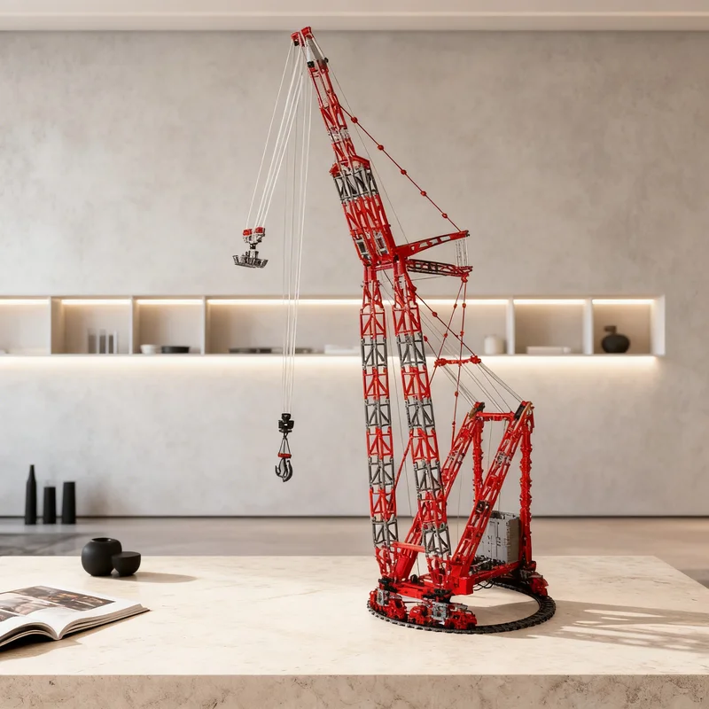 

4933 детали MOC Mammoet PTC 200 DS Ring Crane: Техническая модель, строительные блоки, архитектурные игрушки, рождественские подарки, развивающие игрушки для детей, DIY