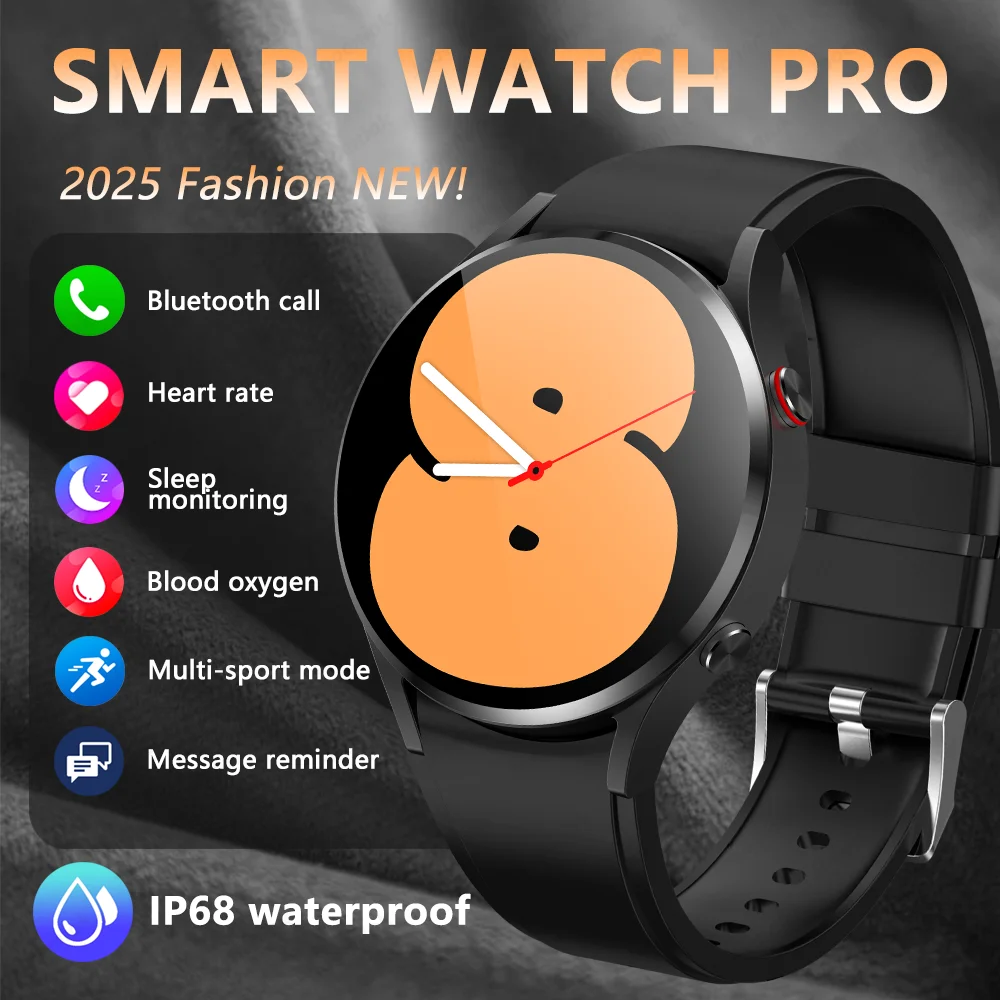 

2025 NEW 1.43" AMOLED Smart Watch Voice Assistant Bluetooth Call Heart Rate Detection Waterproof Sport Smartwatch For Women IOS