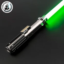 TXQSABER Lichtschwert Neo Pixel SNV4 Soundboard Smooth Swing Metallgriff mit LED-Streifen Klinge SD-Karte Blaster Spielzeug Luke Skywalker