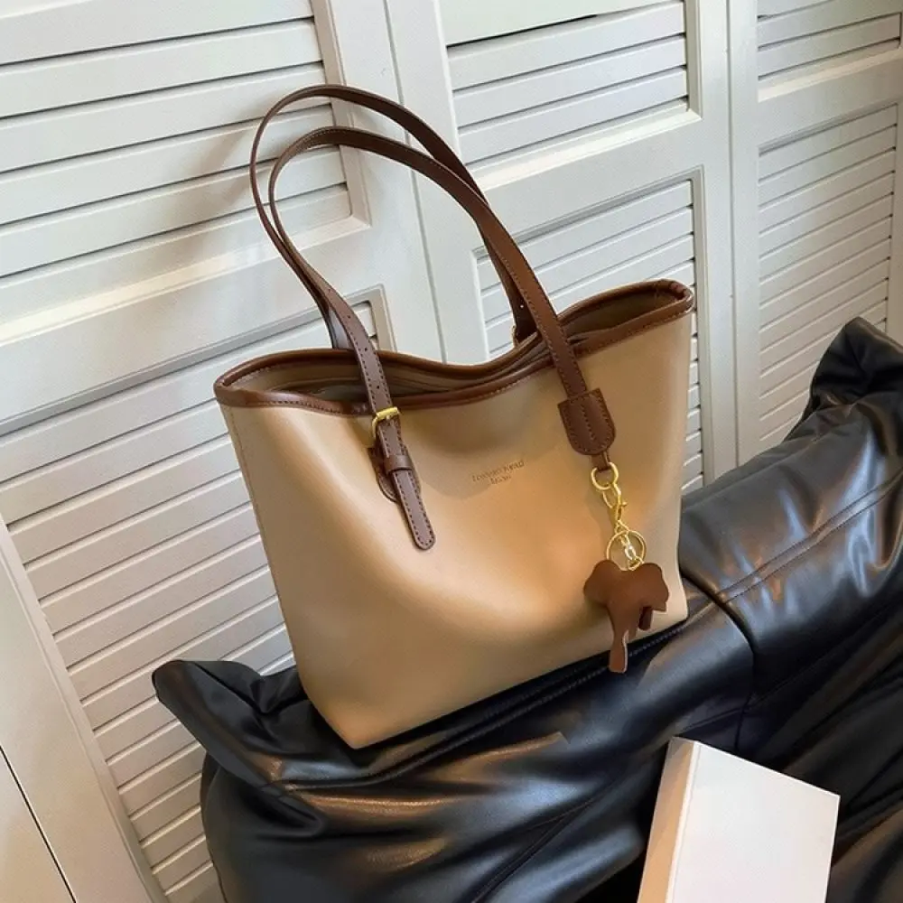 Corduroy Tote Bag Women Luxury Shoulder Purse Casual Large Capacity Handbag Elegant Daily Commuter Satchel Soft Fashion Bag