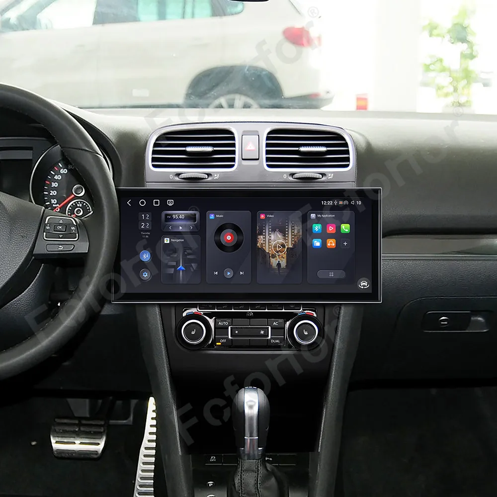 In Stock Vertical Screen 15.8 Inch Multimedia For Volkswagen Golf Mk 6 2007-2012 Stereo GPS Wireless Carplay Android Auto 4G LTE