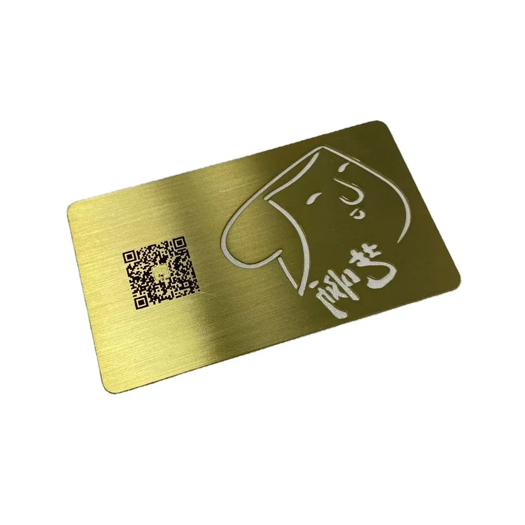 

Wholesale Price Custom Printed Cheap 304 Stainless Steel Metal Card Metal Business Card